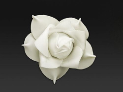 Kwiatki ozdobne, kremowe, 11 cm, 9 szt.