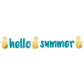 Girlanda Hello Summer - Pineapple Vibes, 90 cm