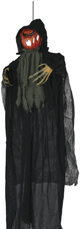 Dekoracja Wisząca STRASZNA DYNIA Halloween 120cm