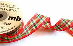 Wstążka w Kratkę 22m, 38mm