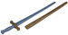 MIECZ RYCERSKI Rycerza Wojownika Gladiator 70cm
