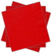 Serwetki 3-warstwowe 20 szt, czerwone (Red)
