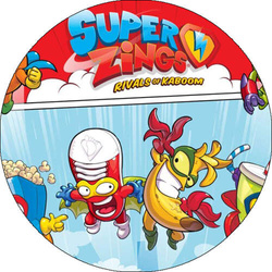 Opłatek tortowy 29 cm, Super Zings 1 szt.