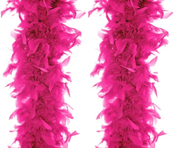 Boa, neonowy róż, 180cm