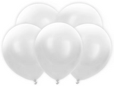 Balony LED Świecące BIAŁE Wesele 30cm 5szt.
