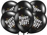 Balony sylwestrowe "Happy New Year" 5szt