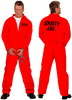 Strój Kostium Skazaniec WIĘZIEŃ Psychopata, XL