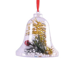 Bombka otwierana dzwonek, 8,5 x 8,5 cm