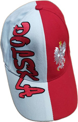 Czapka Z Daszkiem Kibica Bejsbolówka Mecz Polska