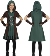 Strój Kostium Łucznik Robin ŁUCZNICZKA 7-9 lat