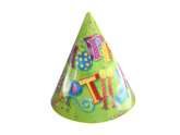 Czapeczki Happy Birthday, 6 szt.