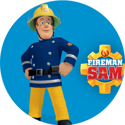 Opłatek tortowy 29 cm, Strażak Sam 1 szt.