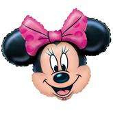 Balon foliowy 71x58 cm SHP Minnie Mouse Head, 1szt