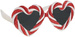 Okulary Imprezowe SŁODKIE SERDUSZKA Serca