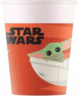 Kubeczki Star Wars Mandalorian Baby Yoda 200ml 8sz
