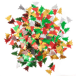 Cekiny Ozdobne CHOINKI Kolorowe Mix 15g