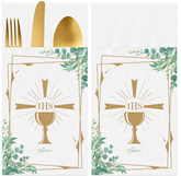 KIESZONKI na Sztućce KOMUNIA Kielich IHS 16szt.