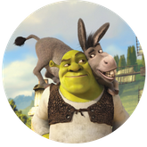 Opłatek tortowy 29 cm, Shrek 1 szt.