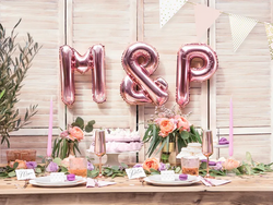 Girlanda Baner Flagietki Mix Złoty Nadruk, 210cm