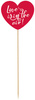 Topper do Ciasta Tortu SERCE Love Walentynki 30cm