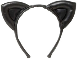 Opaska USZY KOTA Kotka Kocicy Czarna