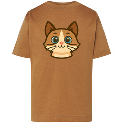 Koszulka Brązowa KOTEK 7-8 lat, 128cm