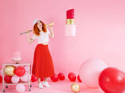 Balony pastelowe 14 cali,  Baby Pink, 1 szt.