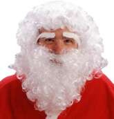 Zestaw Świętego MIKOŁAJA Peruka Broda Brwi