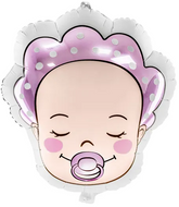 Balon Foliowy DZIEWCZYNKA Bobas Baby Shower 40x45c