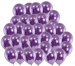 Balony Glossy fioletowe, 12cm 50szt.