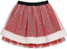Spódniczka Tutu Czerwona z Brokatem Mikołajka