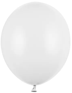 Balony St. 27cm (12") Pastel Pure White, 100szt.