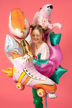 Balon foliowy Rolka, 74x51cm, mix