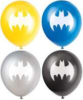 Balony Lateksowe BATMAN Urodziny Party 30cm 8szt.