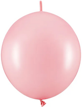Balony z łącznikiem 28cm Pastel Baby Pink 20szt.