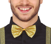 Muszka Mucha ZŁOTA Brokatowa na Gumce Sylwester