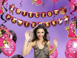 Baner "Wieczór Panieński" dł. 200 cm, 1 szt.