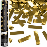 Tuba Strzelająca Konfetti Złote Paski 28cm