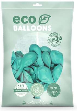 Balony 12 cali, pastel ciemna mięta 100 szt. 1 op.