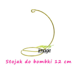 Stojak do bombek drut, 120 mm, złoty 1 szt.