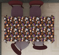 Obrus Foliowy HALLOWEEN Potworki 137x274cm