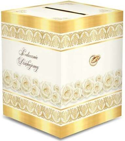 Pudełko na koperty pieniążki 24x24x30 cm, 1 szt