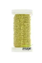 Drucik florystyczny karbowany, złoty, 1 szt.