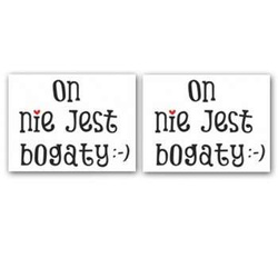 Naklejki na buty, 2 szt, 1 opak.