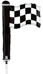 Balon Foliowy FLAGA Szachownica Wyścigowa 35cm