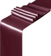 Satyna Gładka Bieżnik Dekoracja BORDOWY 0,16 x9m