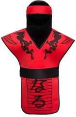 Zestaw Ninja czerwony 3 częściowy 1 szt.