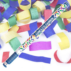 Tuba z konfetti, mix, 80cm 1 szt.