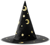 Kapelusz Czapka Wiedźmy Czarownicy Księżyc Noc