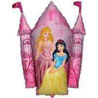 Balon foliowy Księżniczka zamek 21", 1 szt.